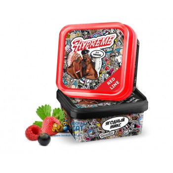 Табак для кальяна Hypreme 2+1=Threesome Black Line (Хайприм Ягодный Микс Крепкая Линейка) 100г Акцизный